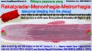 रक्तप्रदर-Rakatpradar-Menorrhagia-Metrorrhagia (abnormal bleeding from the uterus)